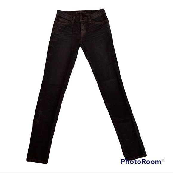 J Brand Black Distressed Skinny Jeans - Picture 4 of 4